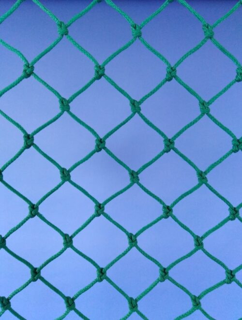 Protection net, knotted, polyethylene – multifilament 30×30/2,5 mm green - 1