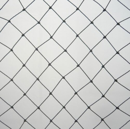 Protection net, knotted, polyethylene – multifilament 40×40/1,4 mm black - 1