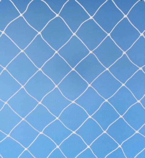 Protective nets for breeding chickens and small domestic birds, Polyethylene 40/1,4 mm white - 1