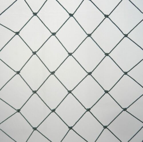Protective nets for breeding chickens and small domestic birds, Polyethylene 45/2,0 mm dark green - 1