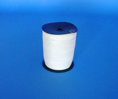 Polyethylene twine Ø 0,7 mm / 1 kg woven, white - 1