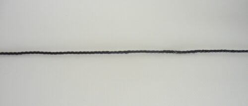 Polyethylene twine Ø 1,4 mm / 1 m woven, black - 1