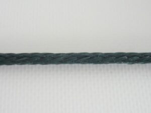 Polyethylene twine Ø 2,5 mm / 1 m knitted, dark green