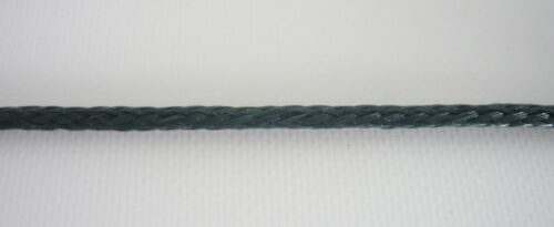 Polyethylene twine Ø 2,5 mm / 1 m knitted, dark green - 1