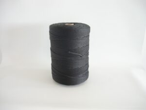 Polyethylene twine Ø 3,5 mm / 4 kg knitted, black