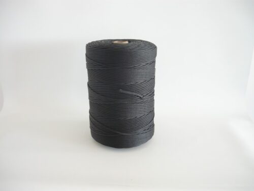 Polyethylene twine Ø 3,5 mm / 4 kg knitted, black - 1
