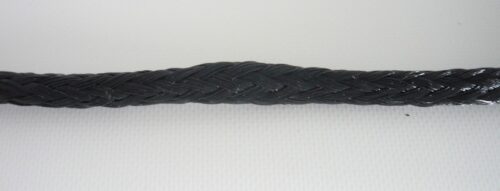 Polyethylene rope Ø 5 mm / 1 m knitted, black - 1