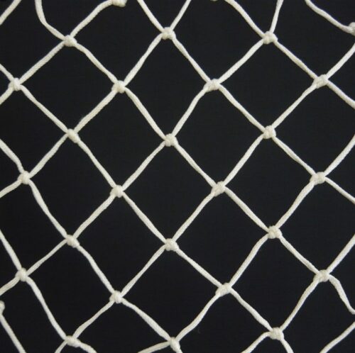 Machine-made netting polyprophylene knotted 50×50/3,0 mm white - 1